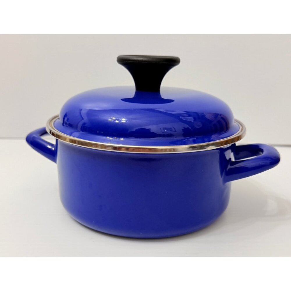 Chefs Atelier Enamel 1.6 QT Casserole Dish Pot w Lid